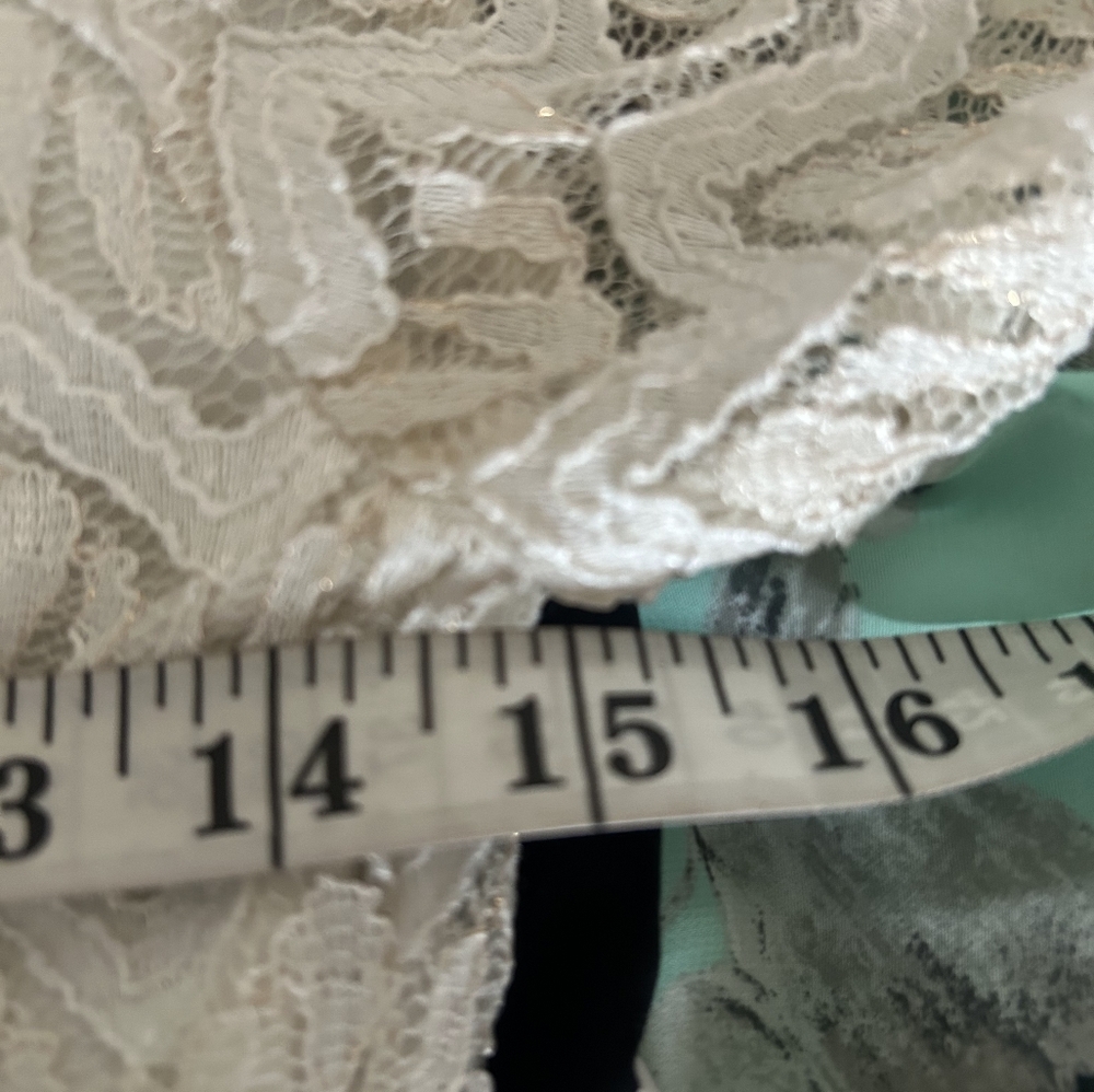 Windsor Stylish Cream Lace Dress - Picture 4 of 5